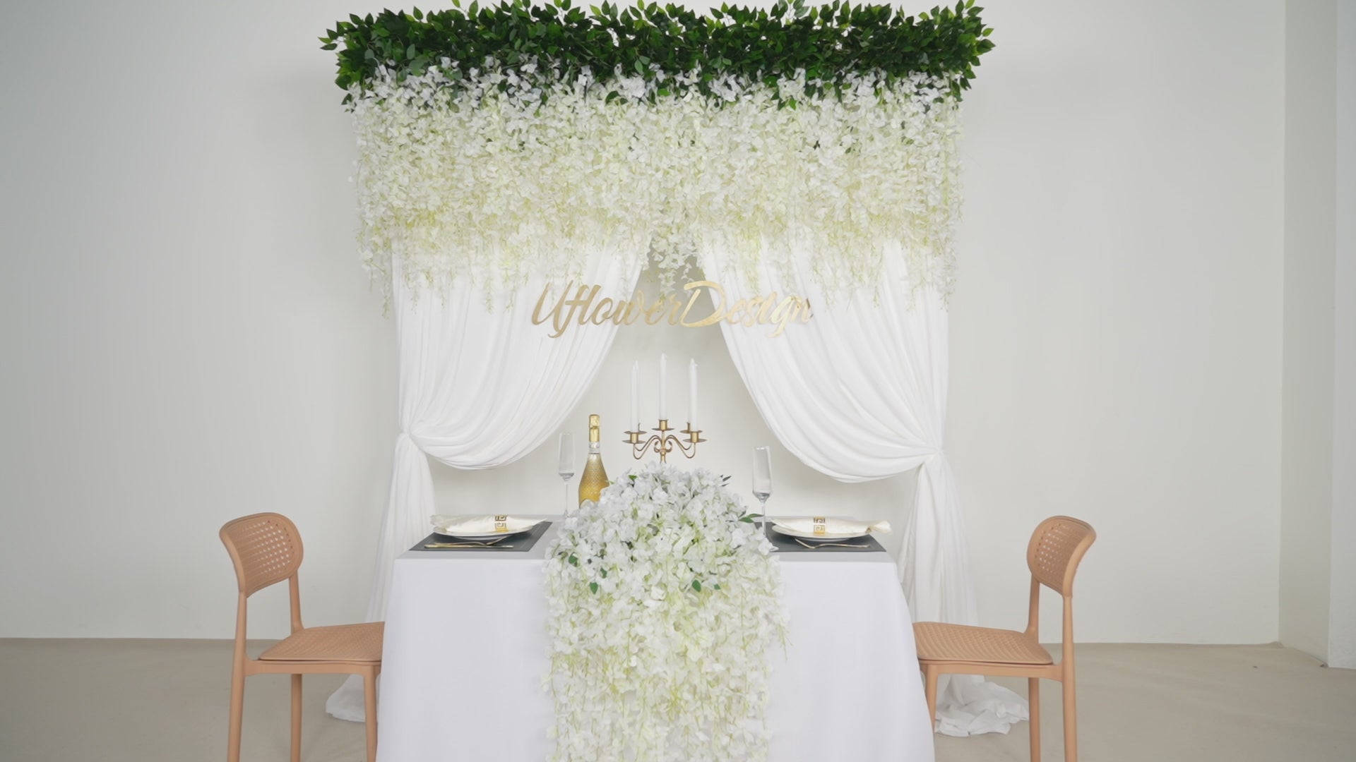 Artificial Wisteria Banquet Table Centerpieces Video